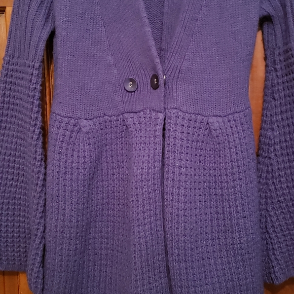 Pre-owned Rocket 898 ladies long sleeve sweater coat, double-breasted,high waist - Picture 1 of 8